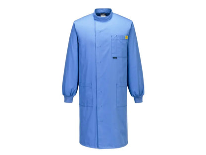 Camice ESD Hamilton EN 1149-5 in tessuto conduttivo con finitura Texpel – PWSTORE