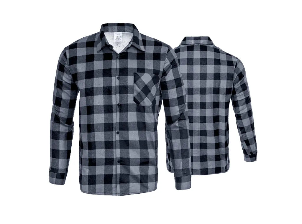 Camicia in Flanella economica – 100% cotone 170 g/m², uomo