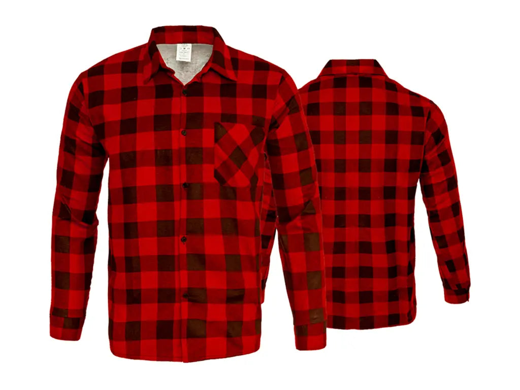 Camicia in Flanella economica – 100% cotone 170 g/m², uomo