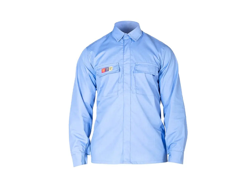 Camicia Trivalente Azzurra 170-T Antistatica e Protezione Chimica