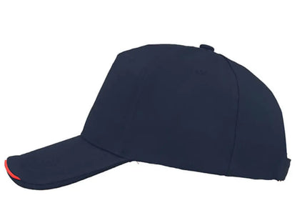 cappellino lavoro cotone visiera curva
