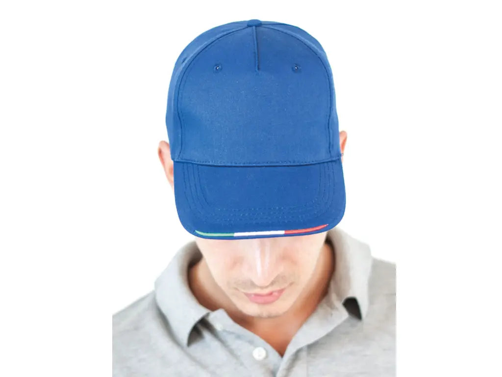 cappellino lavoro piping tricolore