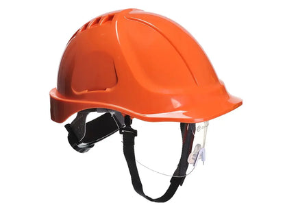 Elmetto Endurance Plus con visiera trasparente retrattile calotta ABS non ventilata