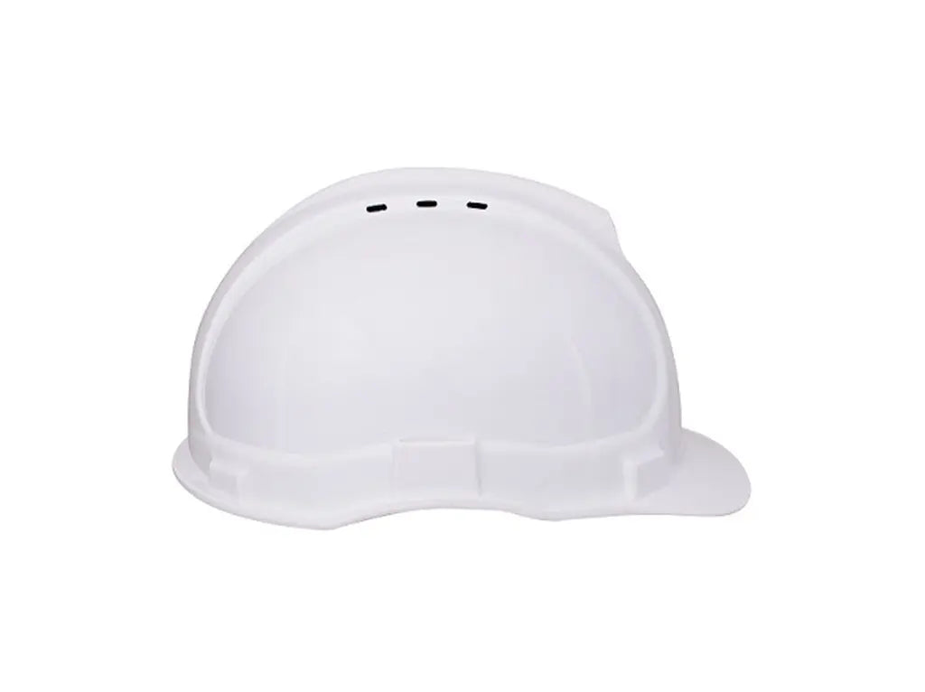 Casco da lavoro Bratek ventilato con sottogola – EN 397 – vista laterale
