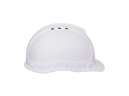 Casco da lavoro Bratek ventilato con sottogola – EN 397 – vista laterale