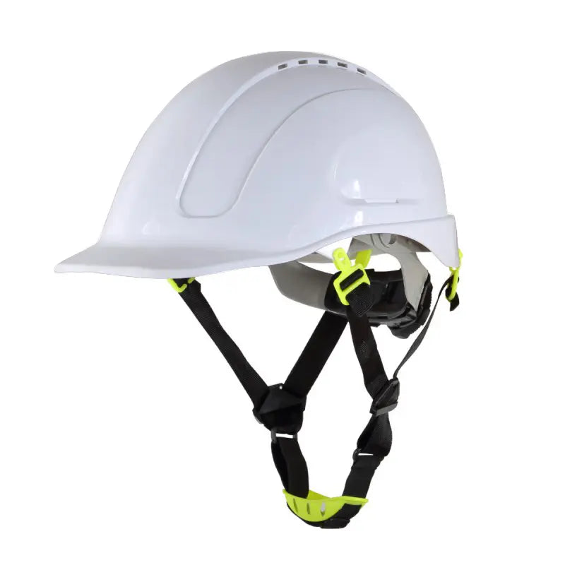 Casco da lavoro MORION in ABS ventilato con sottogola 4 punti – Colore Bianco - PWSTORE