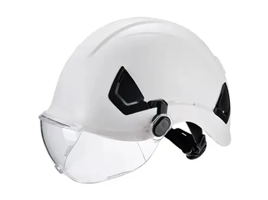 Casco da lavoro Sallet in ABS con visiera integrata – EN 397 – PWSTORE