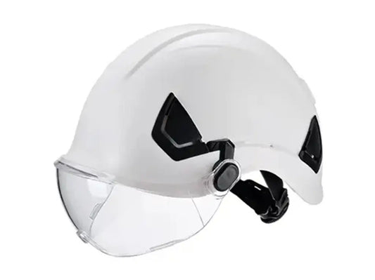 Casco da lavoro Sallet in ABS con visiera integrata – EN 397 – PWSTORE