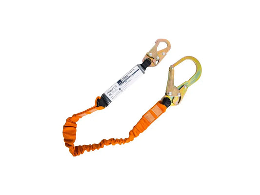 Cordino elasticizzato con assorbitore EN 354/355 180 cm 140 kg – gancio 52 mm – PWSTORE