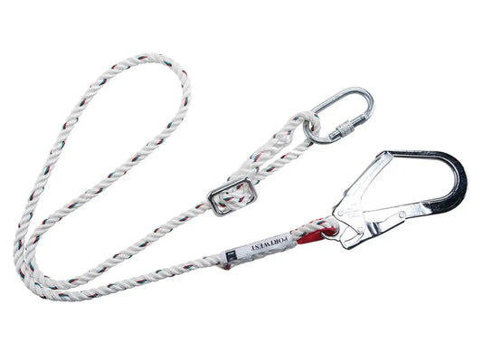 cordino regolabile con moschettoni 200 cm