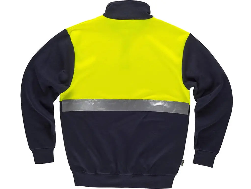 Felpa bicolore HV 280 g/m² con polsini elasticizzati – PWSTORE