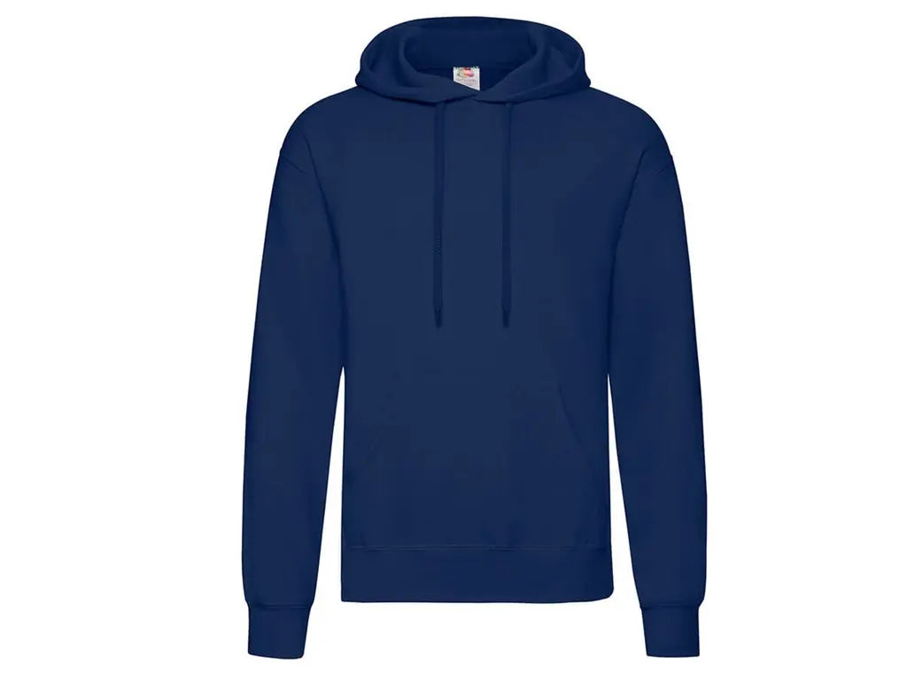 Felpa uomo con cappuccio Fruit Classic blu navy 280 g/m²