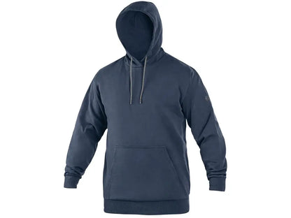 Felpa cotone/poliestere con interno pettinato e cordini riflettenti, Blu Navy – PWSTORE