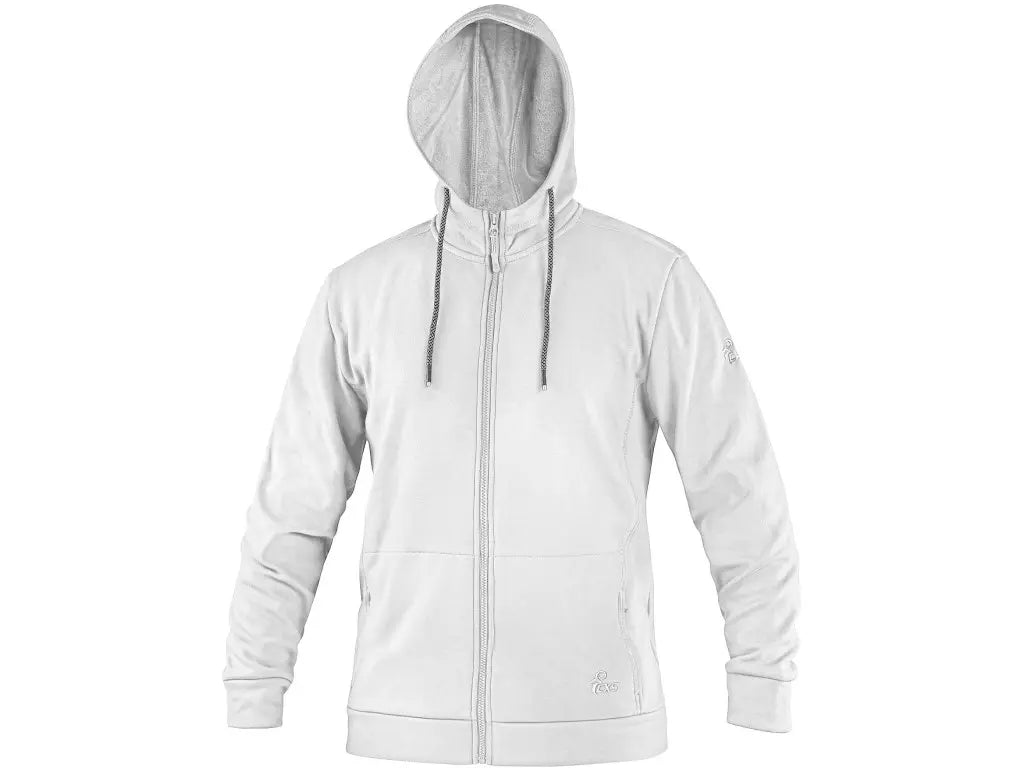 Felpa da lavoro con cappuccio HARRISON – zip, 360 g/m², personalizzabile