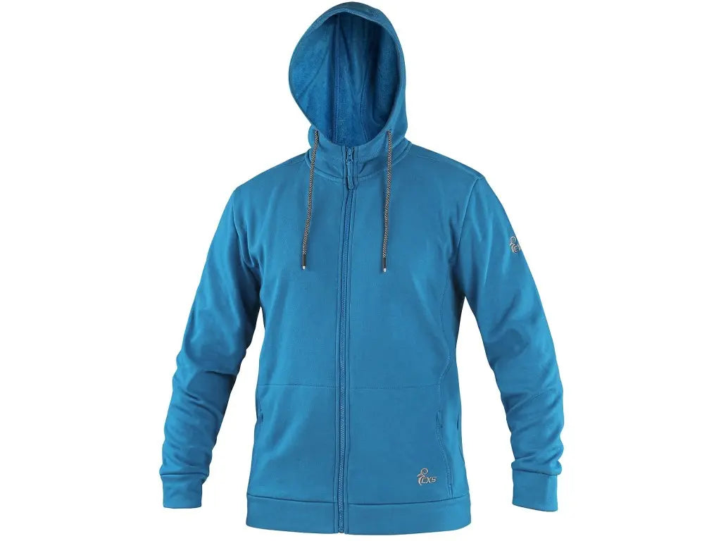 Felpa da lavoro con cappuccio HARRISON – zip, 360 g/m², personalizzabile
