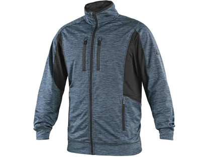 Felpa tecnica uomo elasticizzata per lavoro e tempo libero modello LEONIS Blu