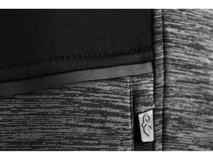 Felpa uomo aderente 94 poliestere 6 elastan con dettagli riflettenti