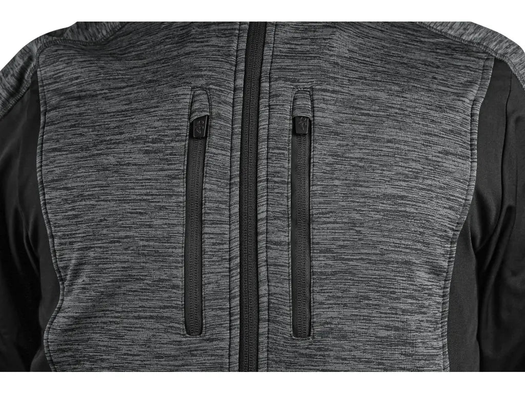 Felpa da lavoro con zip e tasche laterali con cerniera facile manutenzione EN ISO 13688