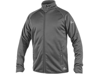 Felpa da lavoro elastica antipiega e anti-pilling, colore grigia – PWSTORE