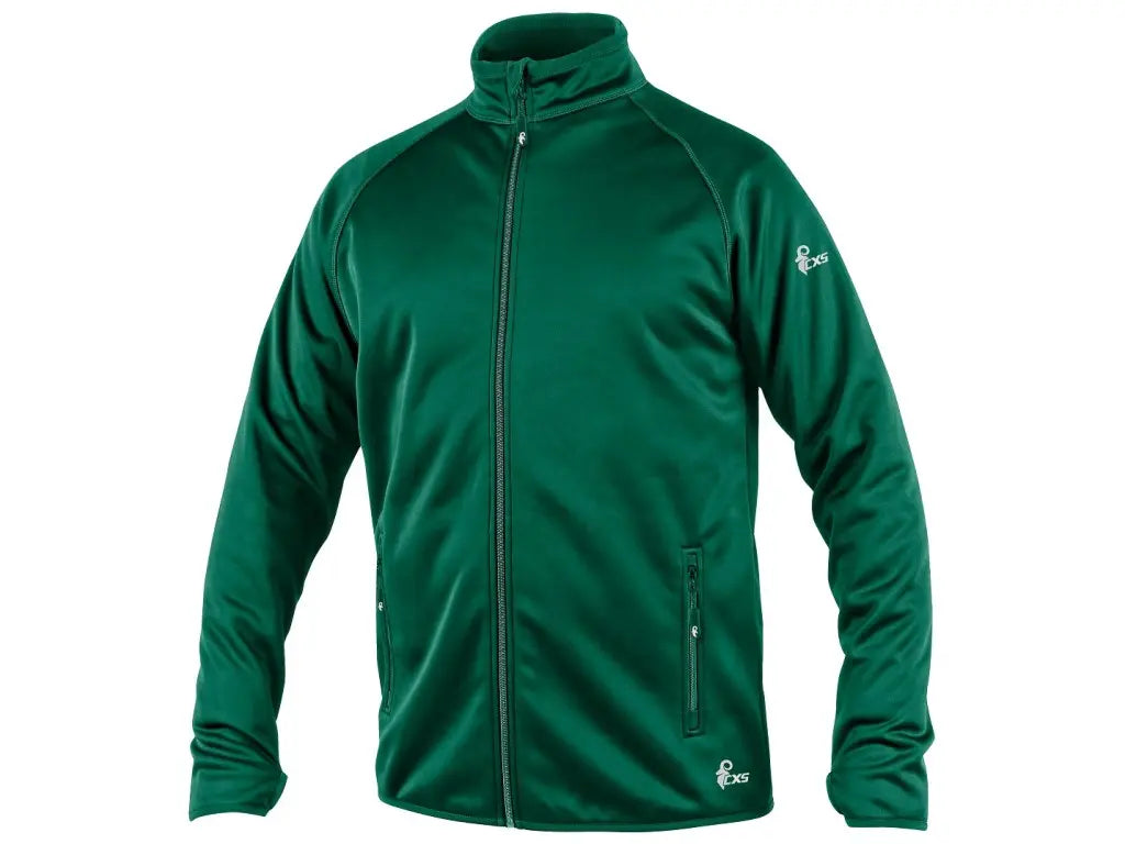 Felpa da lavoro elastica antipiega e anti-pilling, colore Verde – PWSTORE