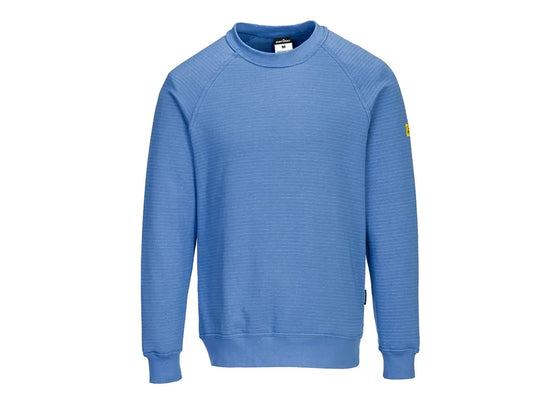 Felpa antistatica ESD Hamilton EN 1149-5 in cotone e fibra di carbonio – PWSTORE