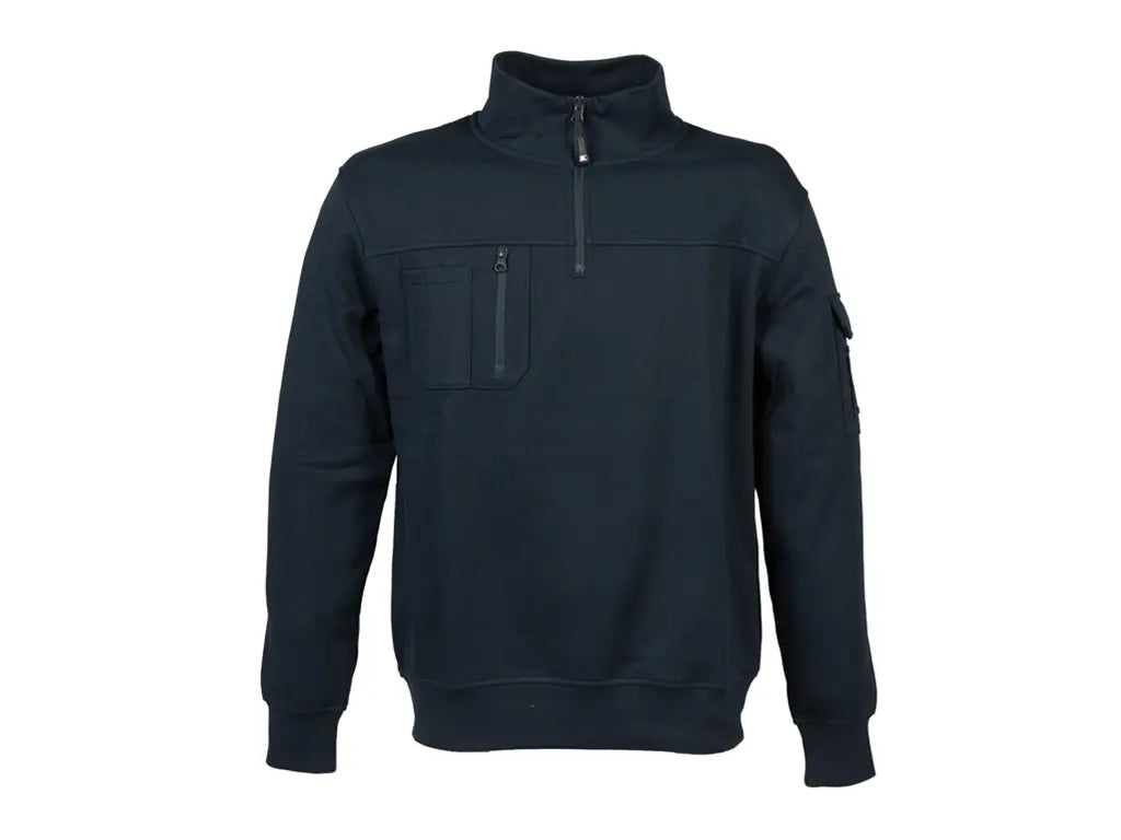 Felpa da lavoro HONG KONG uomo 280 g/m² con zip YKK