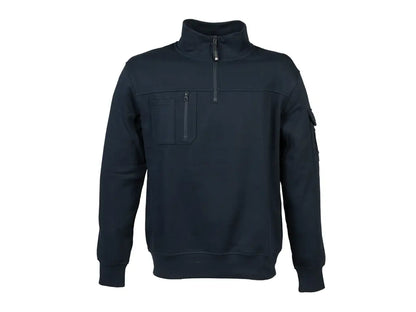 Felpa da lavoro HONG KONG uomo 280 g/m² con zip YKK