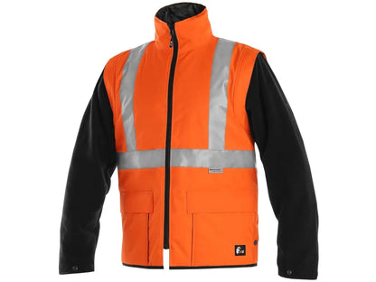 Giacca HV impermeabile e antivento con giacca interna staccabile