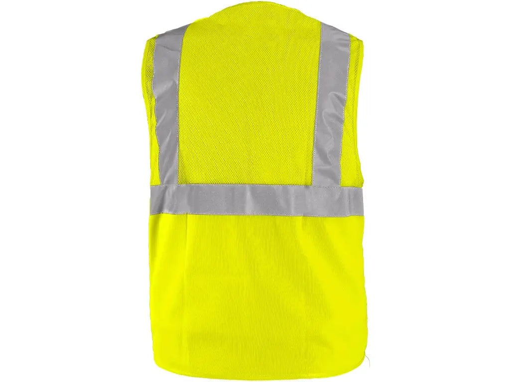 Gilet Alta Visibilità a Rete Giallo DORSET