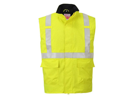 Gilet HV imbottito FR antistatico Bizflame Rain S776 con bande FR cucite – PWSTORE