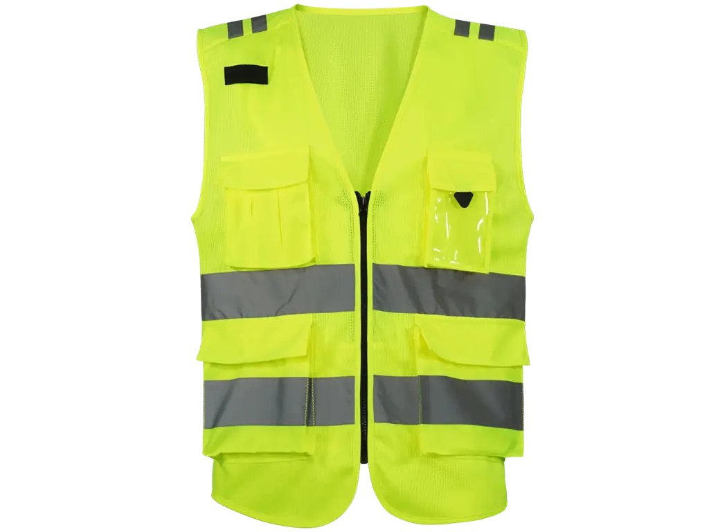 Gilet Alta Visibilità Multitasche a Rete – EN ISO 20471 Classe 2 | 110 g/m²