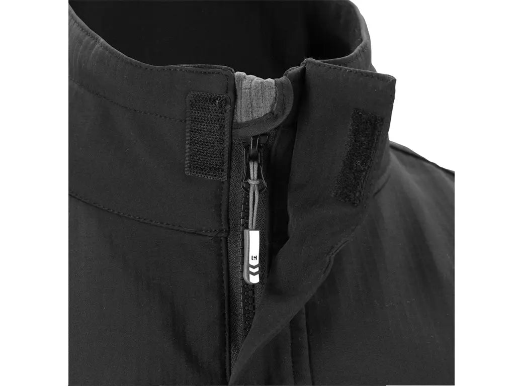 Gilet da lavoro in softshell con tasche multiple e coulisse regolabile