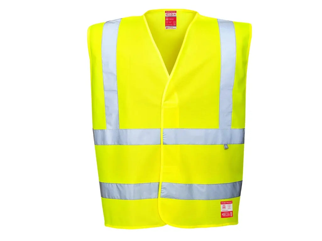 Gilet Bizflame HV 120 g non-magnetico, adatto ad ambienti ESD – PWSTORE