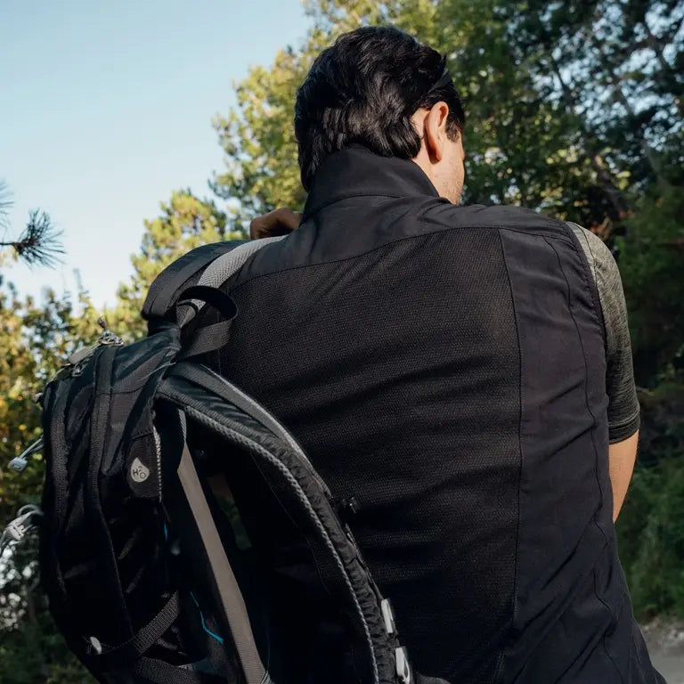 gilet leggero 140 g/m2 poliestere elastan