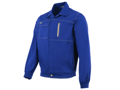 Giubbetto da lavoro CORSARO FLEX blu in cotone elasticizzato