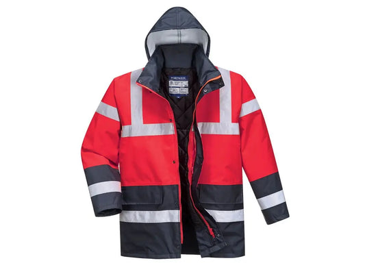 Giubbotto alta visibilità invernale TRAFFIC bicolore Classe 3