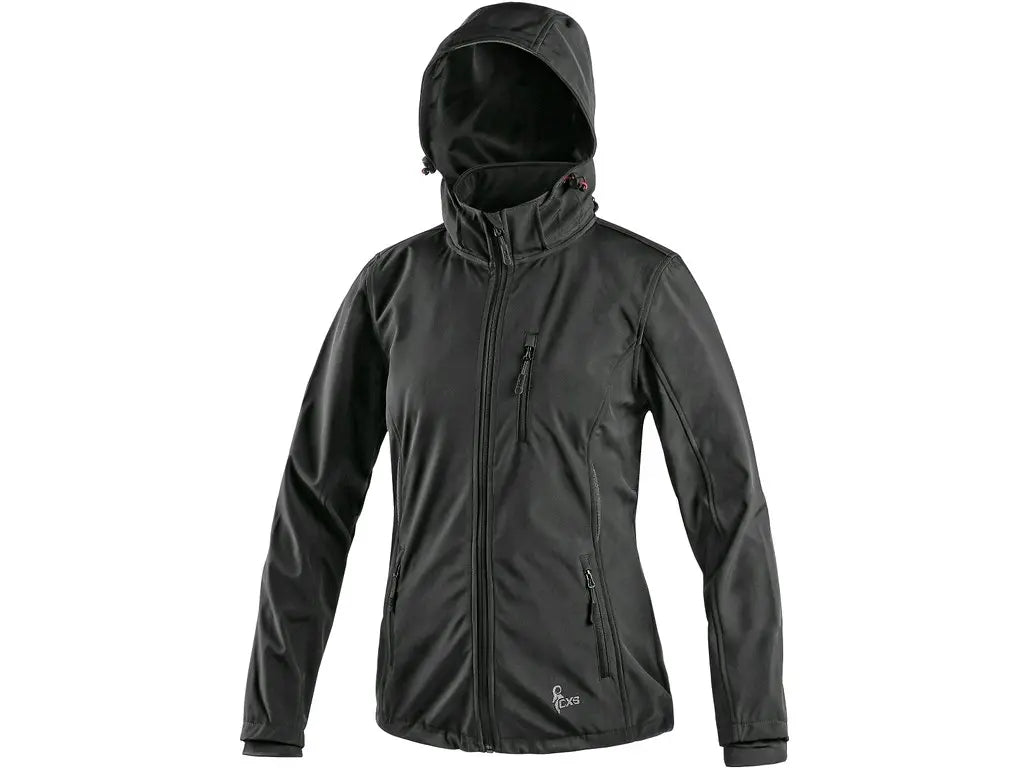 Giacca softshell donna DIGBY nera impermeabile 10.000 mm – PWSTORE