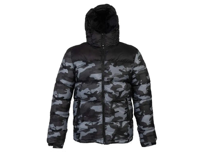 Giubbotto Siberian camouflage Ripstop imbottito effetto piuma – PWSTORE