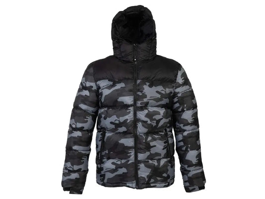 Giubbotto Siberian camouflage Ripstop imbottito effetto piuma – PWSTORE