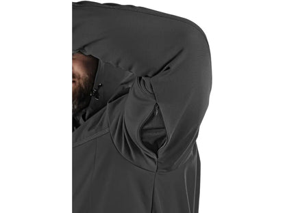 Giubbotto softshell uomo con ventilazione sotto ascelle