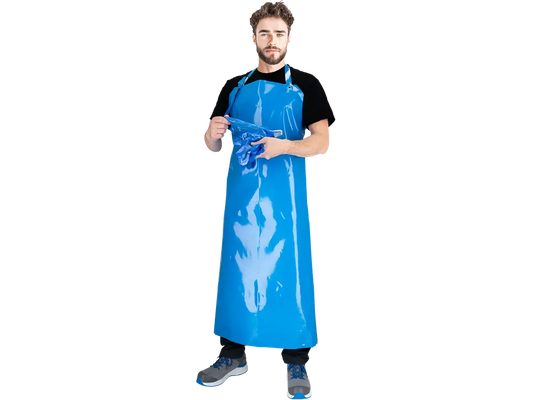 Grembiule impermeabile in TPU 120x90 cm con pettorina e fibbia regolabile al collo