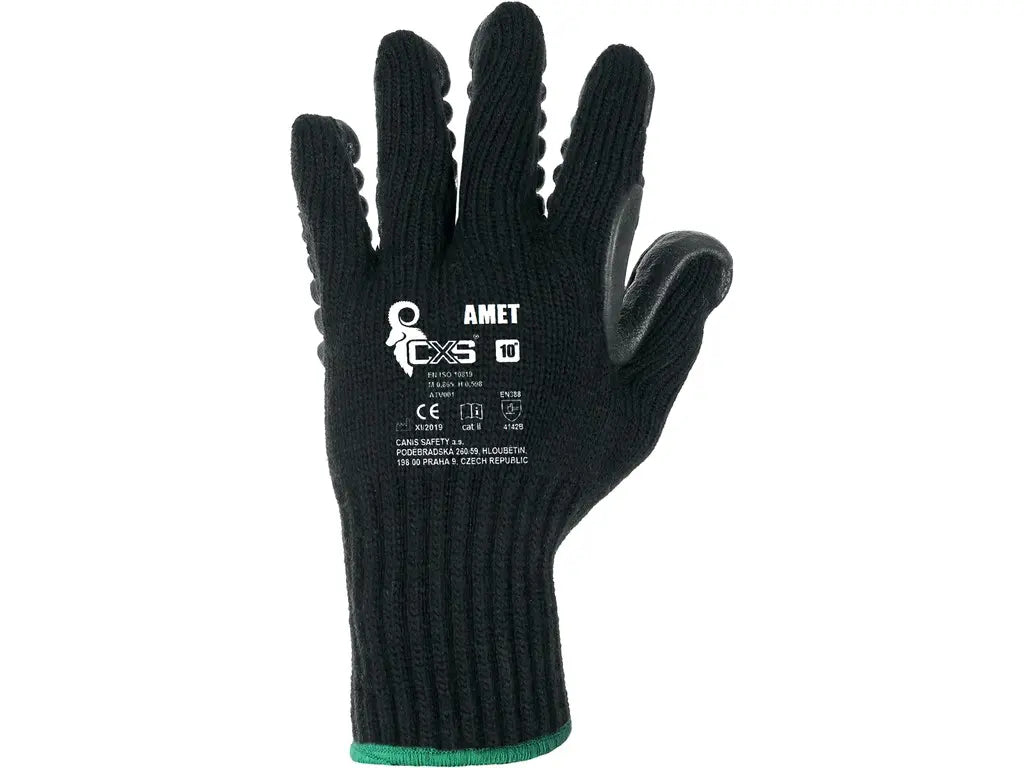 Guanti antivibranti AMET con cuscinetti in lattice sul palmo – PWSTORE