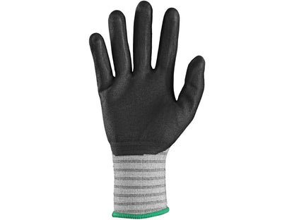 Guanti da lavoro 4ENVI REVOLVEX in nitrile foam, liner riciclato (50% rPET), touchscreen e senza silicone – Cat. II vista palmo – PWSTORE