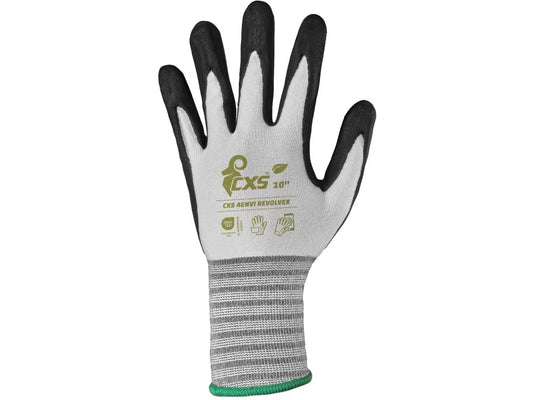 Guanti da lavoro 4ENVI REVOLVEX in nitrile foam, liner riciclato (50% rPET), touchscreen e senza silicone – Cat. II EN 388/EN ISO 21420 – PWSTORE