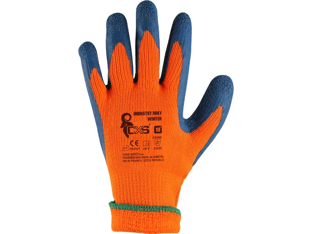 Guanti da lavoro invernali per ambienti umidi e freddi con palmo in lattice – ROXY WINTER – PWSTORE