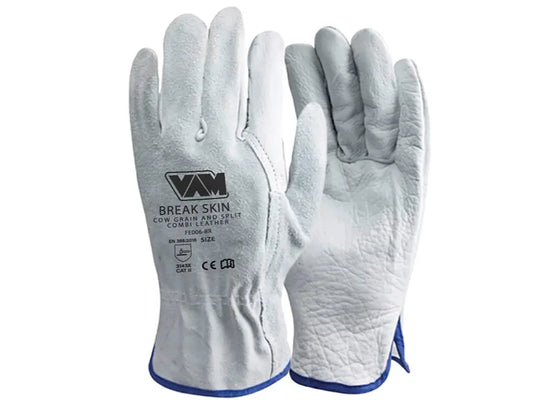Guanti da lavoro in pelle crosta modello driver economico – PWSTORE