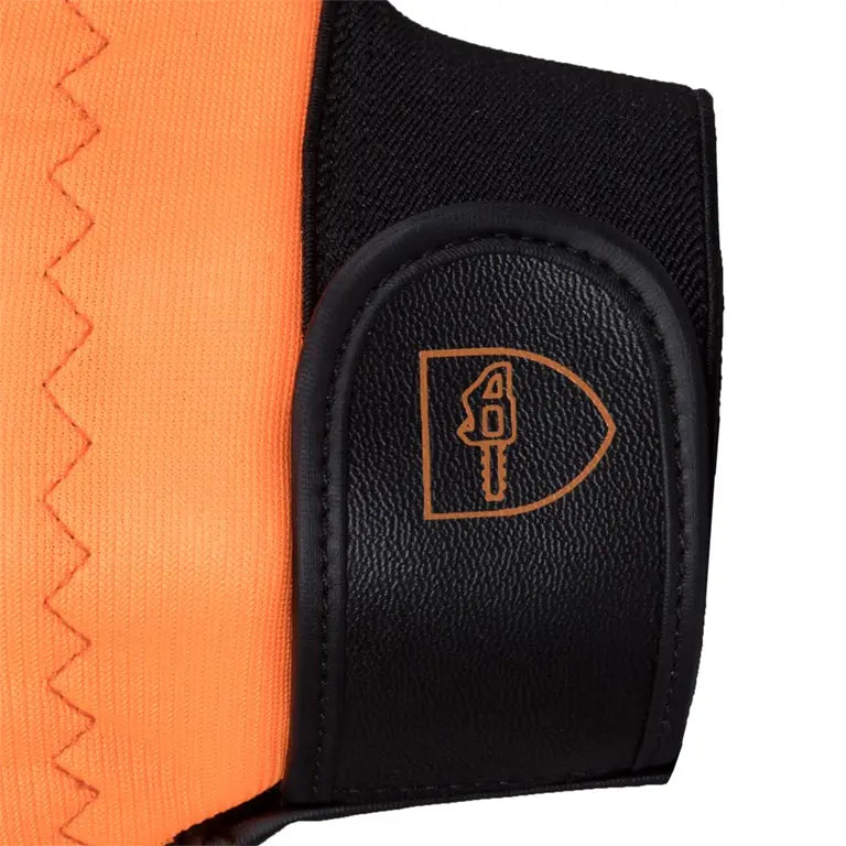 Guanti di protezione per motoseghisti – EN ISO 11393-4 Classe 1, Tipo A, EN 388 (4 1 2 2 X), rinforzati e regolabili