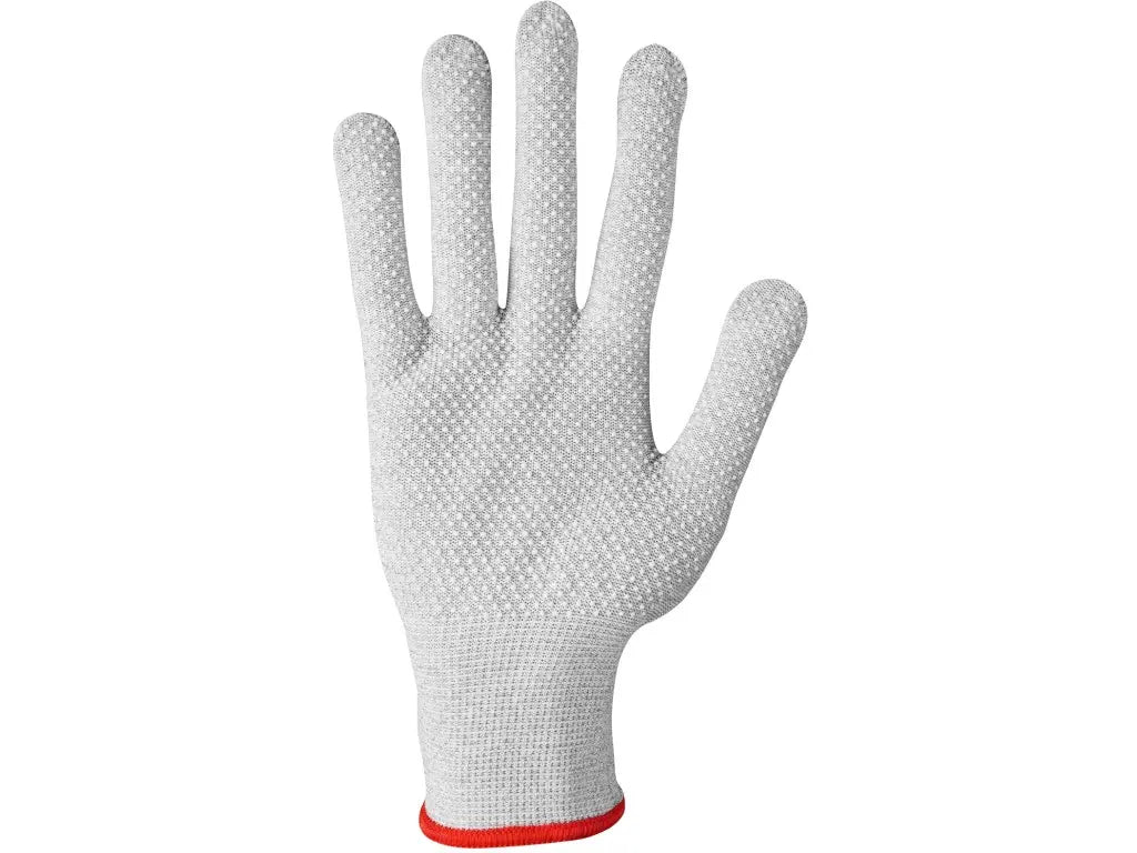 guanti esd puntinati pvc per assemblaggio elettronico