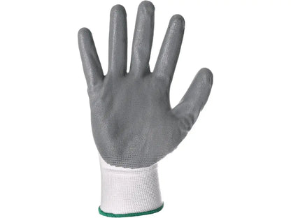 Guanti ABRAK spalmati in nitrile (foam) con palmo/dita rivestiti, maglia senza cuciture, vista palmo – Cat. II, EN 388, EN ISO 21420 – PWSTORE
