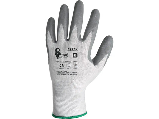 Guanti ABRAK spalmati in nitrile (foam) con palmo/dita rivestiti, maglia senza cuciture – Cat. II, EN 388, EN ISO 21420 – PWSTORE